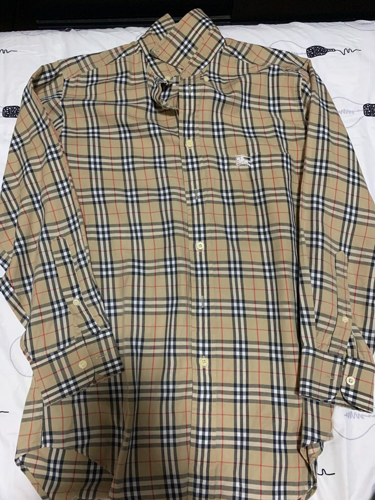 authentic burberry shirt