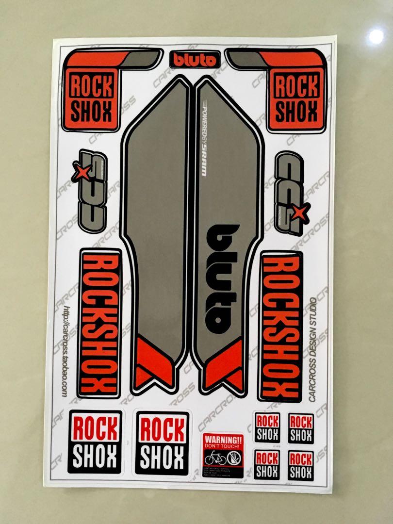 rockshox bluto decals