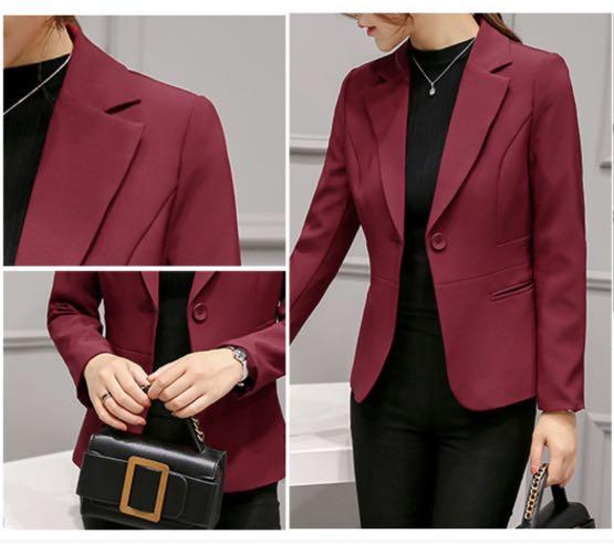 Red smart jacket online