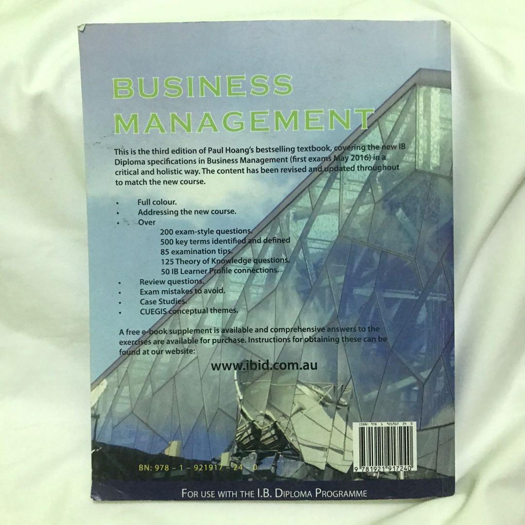 Business Management Workbook Paul Hoang, Buku & Alat Tulis, Buku