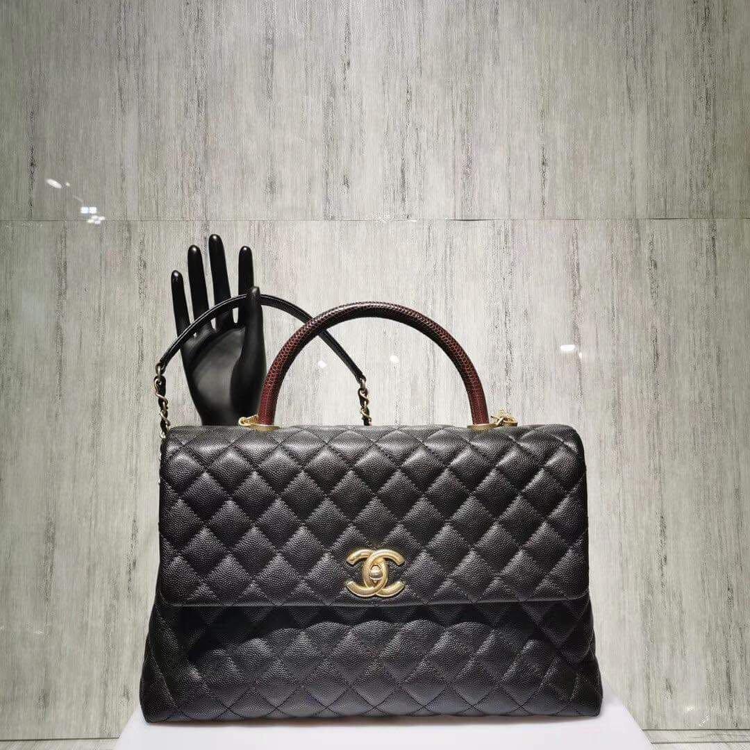 Chanel coco handle Large size, Luxury, Bags & Wallets on Carousell