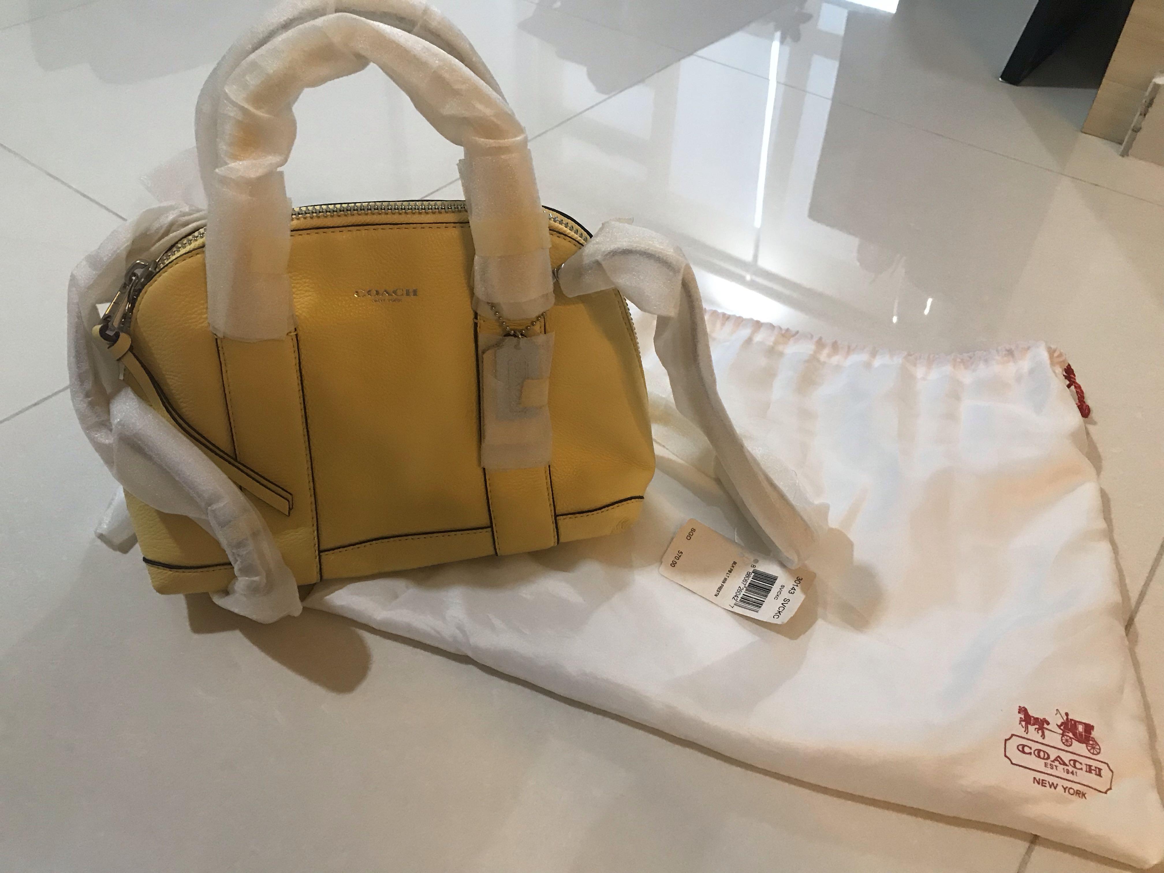pastel yellow handbag