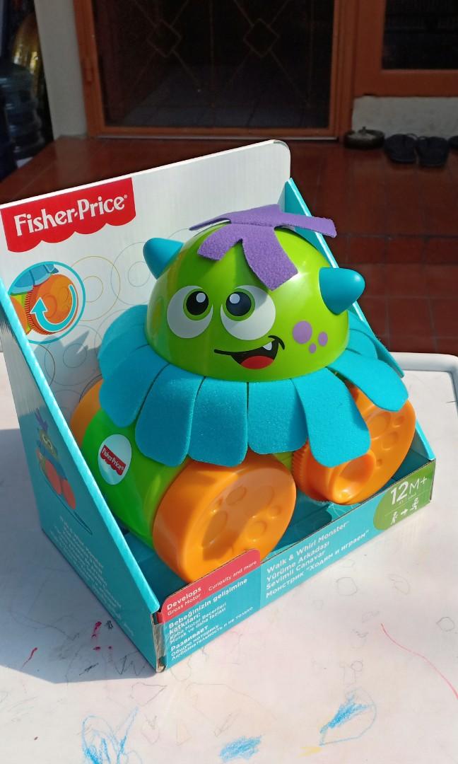 fisher price walk and whirl monster