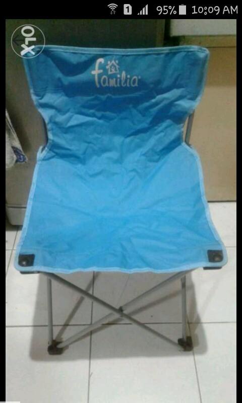 Foldable chair (Category: Ladders & Steps) located in Manila. Submitted by seesalt (Listing ID 253729619, Image 1). Description: For sale new familia foldable chair with case.