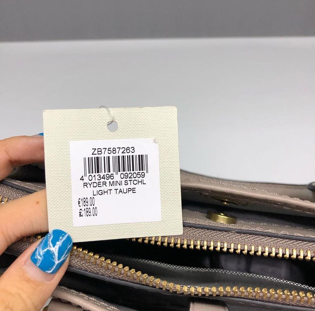 Fossil ryder discount satchel light taupe