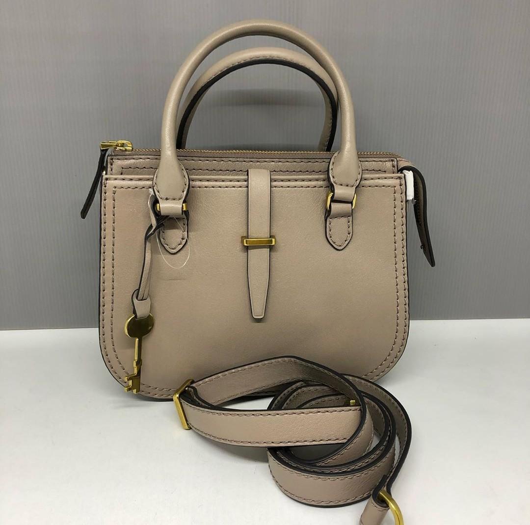 Fossil ryder satchel light taupe new arrivals