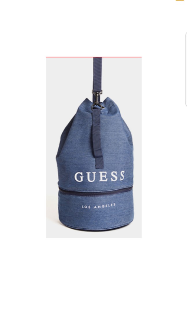 guess denim backpack