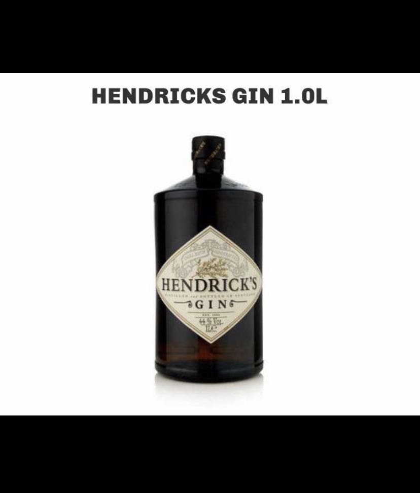 Hendricks Gin 1 Litre, Food & Drinks, Alcoholic Beverages on Carousell
