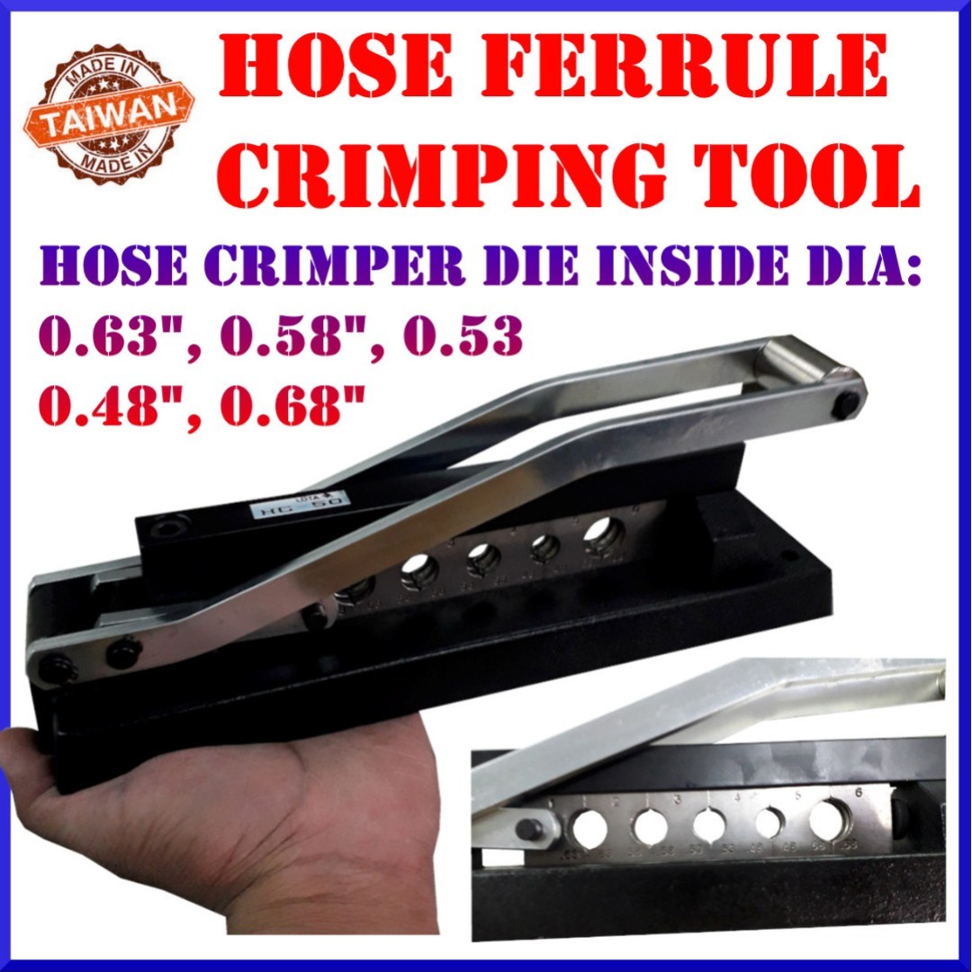 Hose Ferrule Crimping Tool Hose Crimping Tool, Furniture & Home Living ...