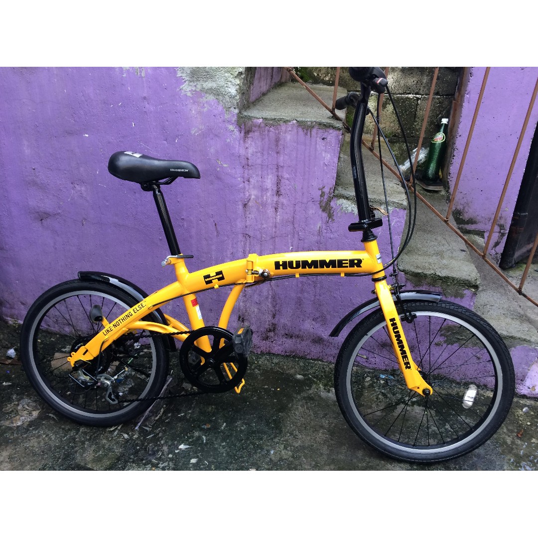Hummer folding bicycle discount