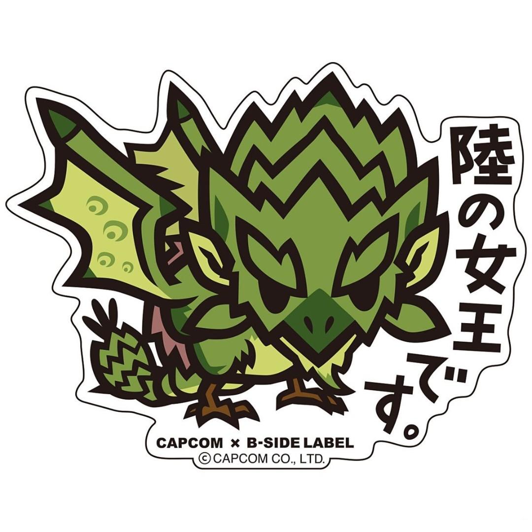 Japan Imported Capcom B Side Label Characters Sticker Collection Monster Hunter Queen Of Land Sticker Toys Games Video Gaming In Game Products On Carousell