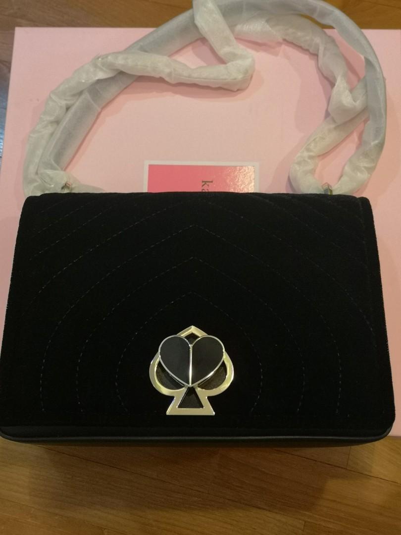 velvet chain bag