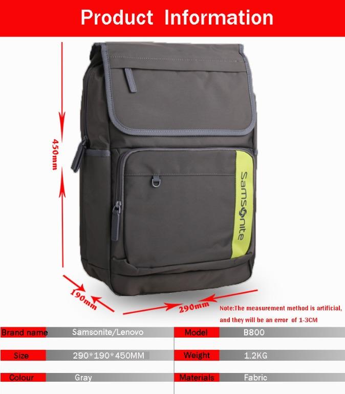 Lenovo X Samsonite ThinkPad B800 For 15.6 inch B800 Notebook Laptop Backpack Bag