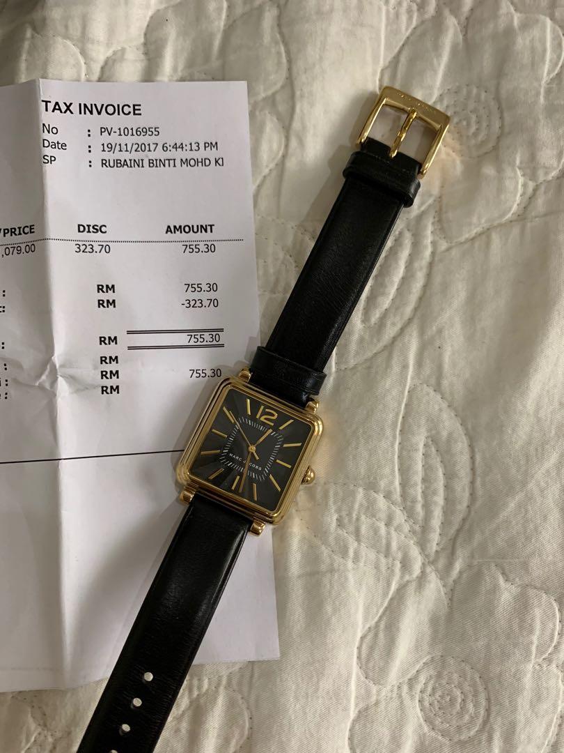 Marc jacobs square watch clearance