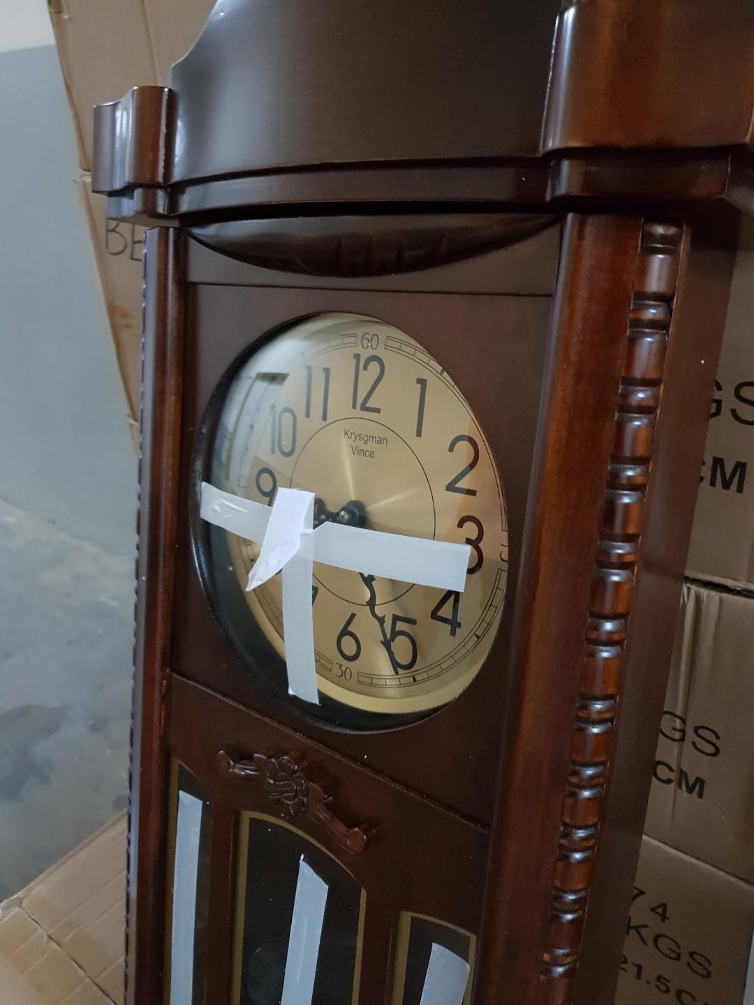 Mechanical winding wall clock, Women's Fashion, Watches & Accessories, Watches on Carousell