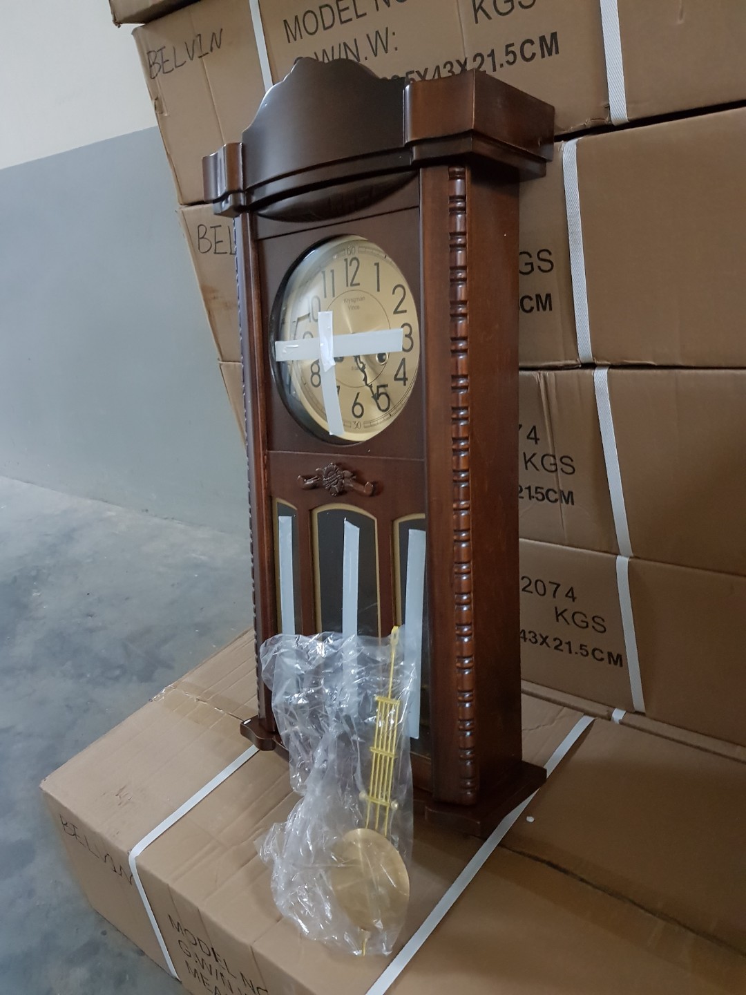 Mechanical winding wall clock, Women's Fashion, Watches & Accessories, Watches on Carousell