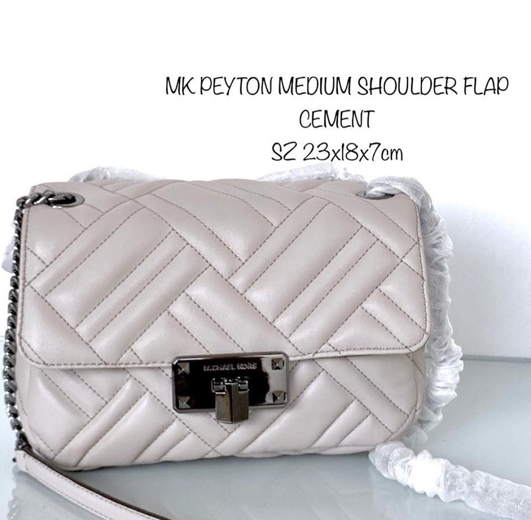 Michael kors peyton medium shoulder outlet flap