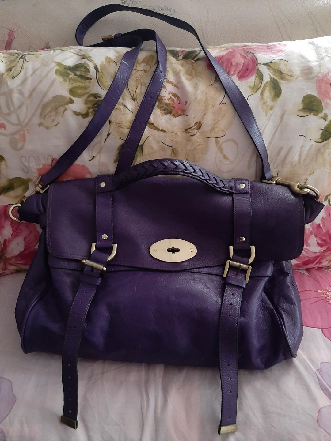 Mulberry purple bag clearance