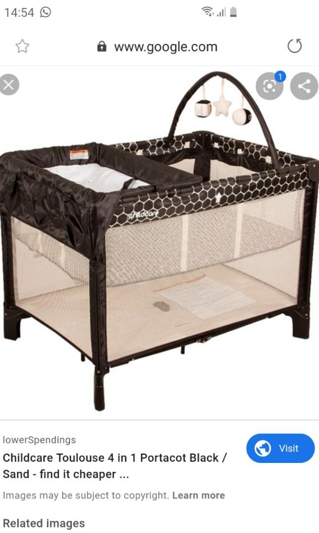 Childcare 4 in sale 1 travel cot