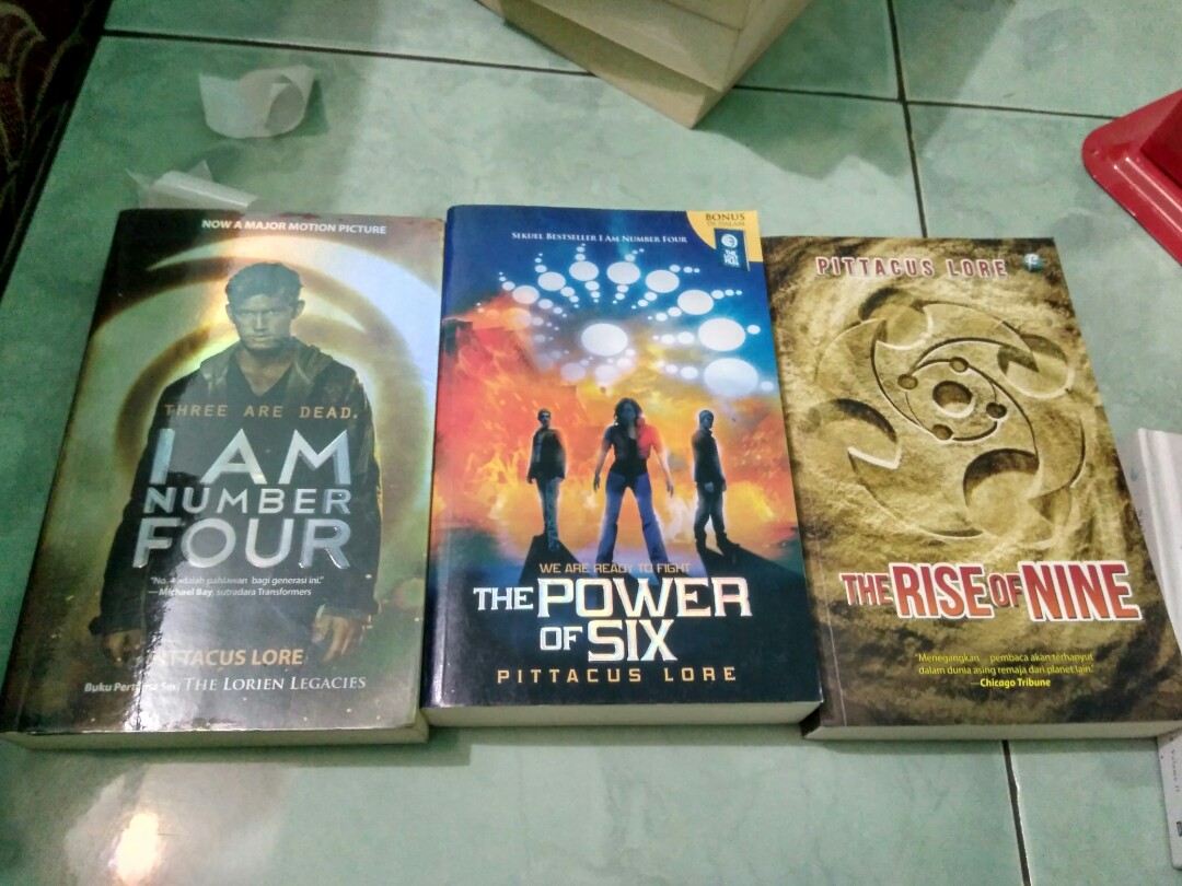 Novel Lorien Legacies I Am Number Four By Pittacus Lore Books