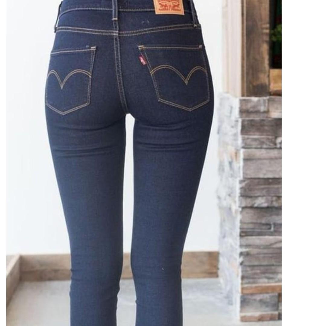 levi's 710 super skinny dark blue