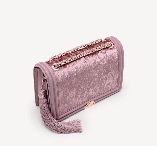 Pedro Velvet Tassel Bag