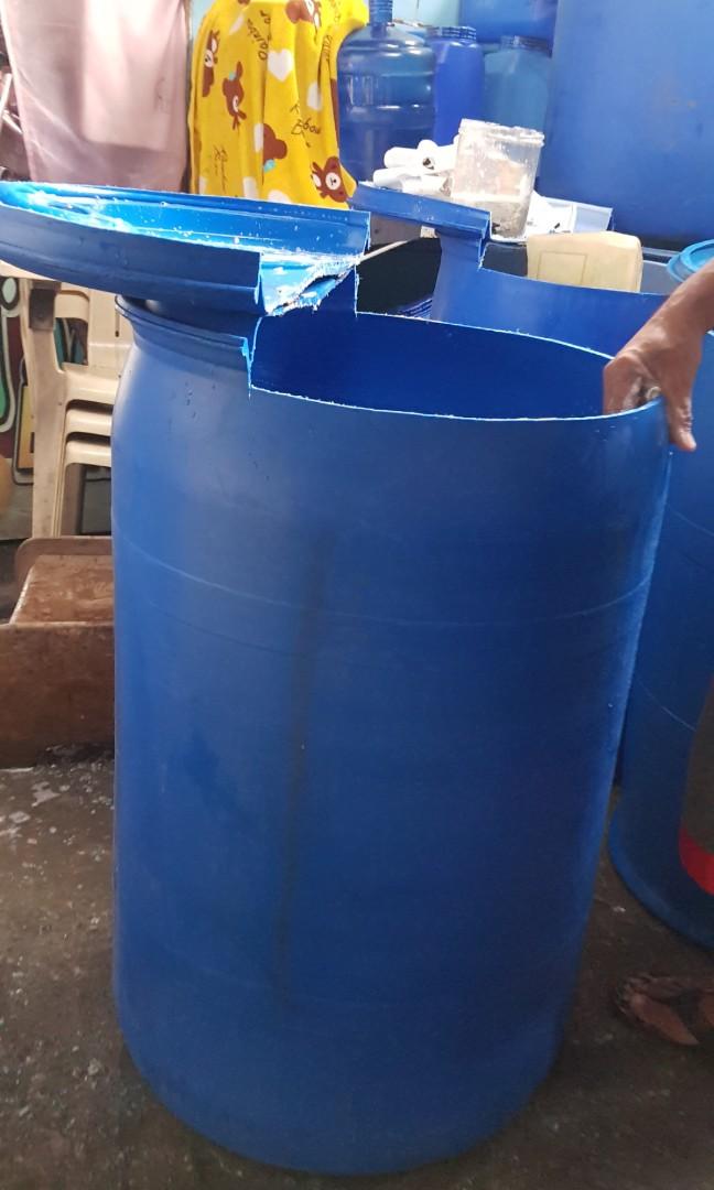 Plastic drum for sale, Furniture & Home Living, Home Improvement
