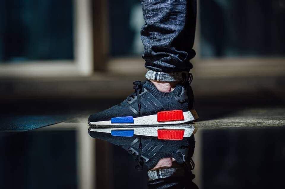adidas nmd r1 og primeknit black red