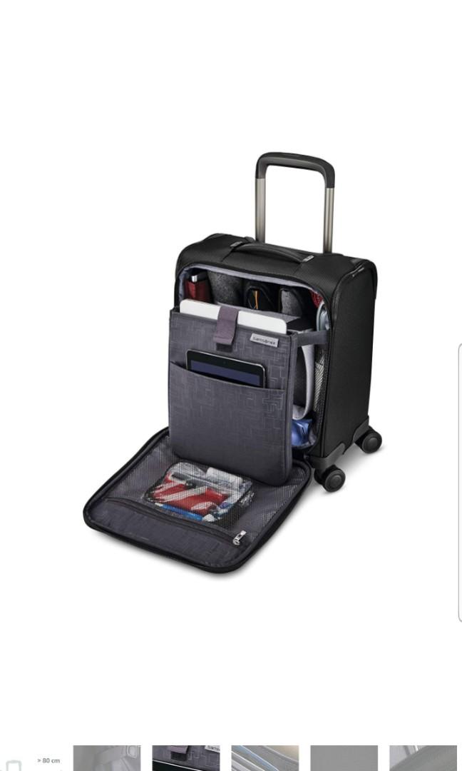 underseat carry on with spinner wheels