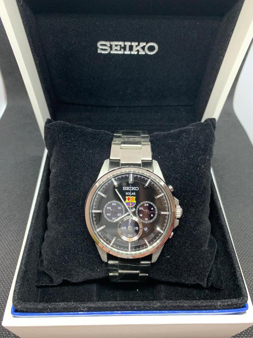 Seiko FCB FOOTBALL CLUB BARCELONA Men s Fashion Activewear on