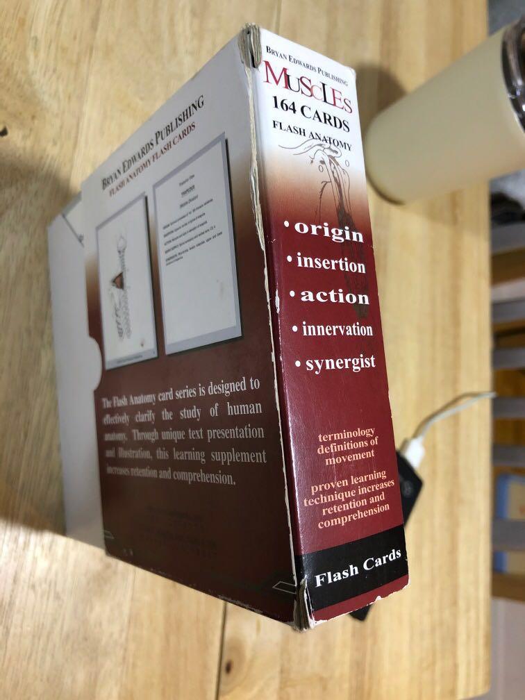 Stott pilates anatomy test must! Muscle flash card by Bryan Edwards