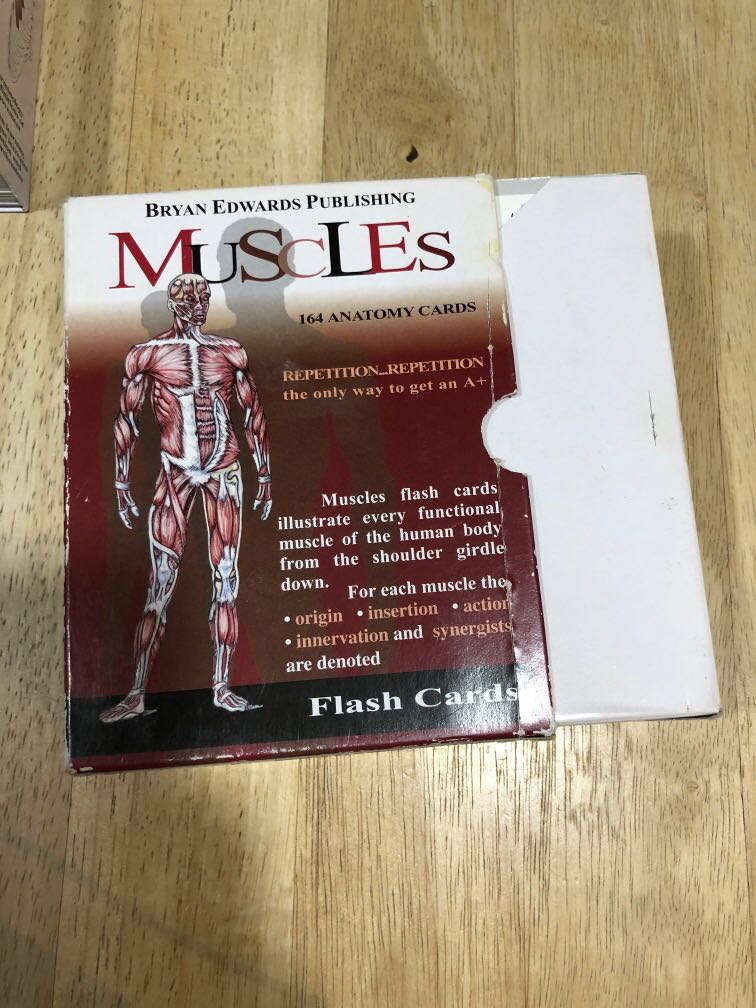 Stott pilates anatomy test must! Muscle flash card by Bryan Edwards