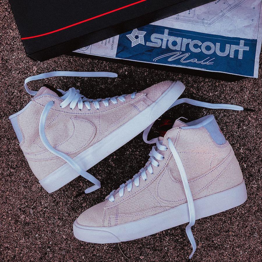 stranger things x nike blazer upside down