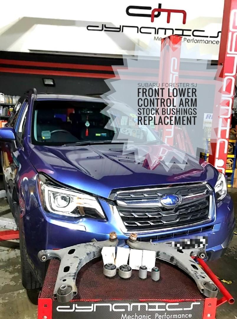 2015 subaru forester control arm bushing replacement