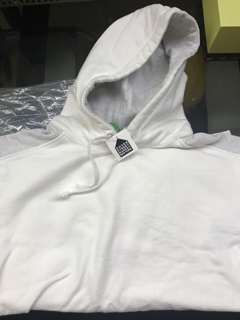 supreme sideline hoodie white