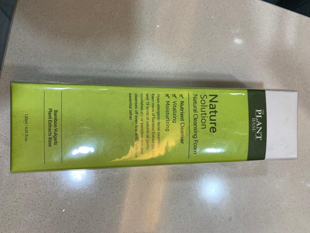 nature solution natural cleansing foam
