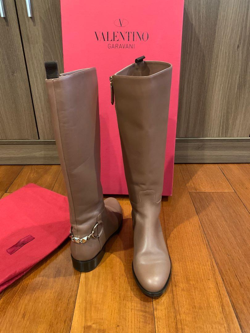 Valentino riding boots clearance
