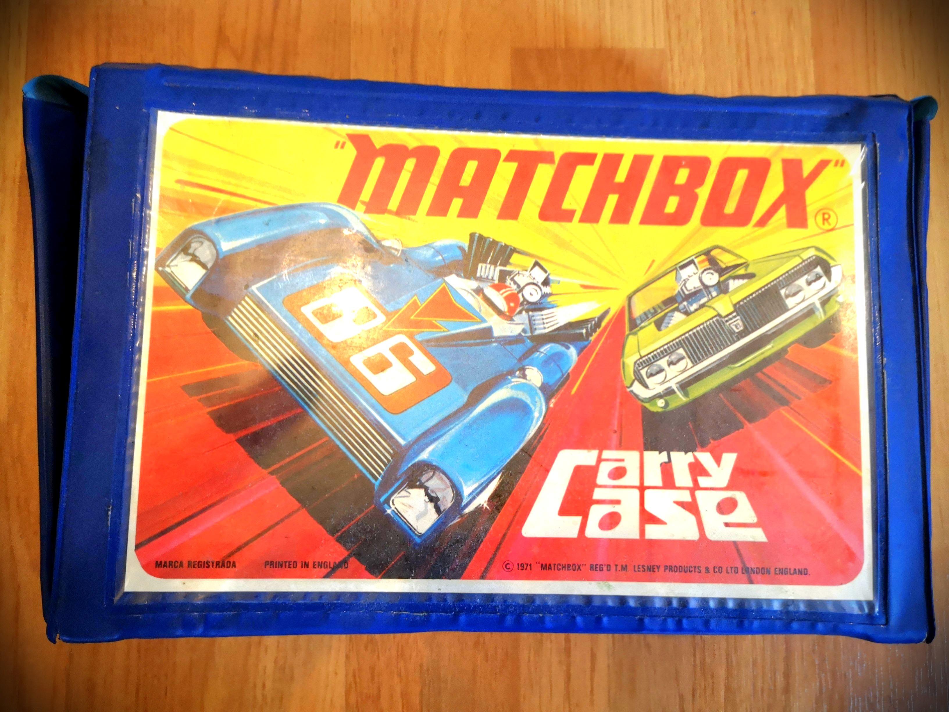 Vintage Matchbox Carry Case To Store 24 mini Cars 1971 Lesney