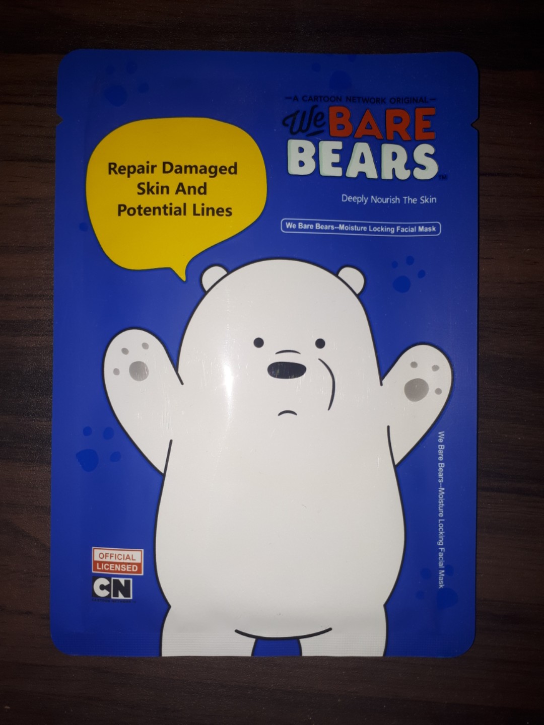 We Bare Bears Moisture Locking Facial Mask, Beauty & Personal Care ...