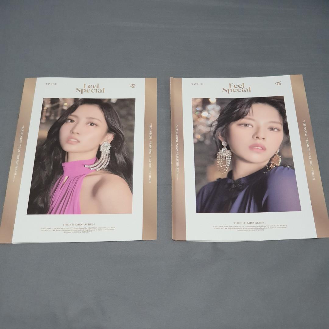 Wts Twice Feel Special Momo Jeongyeon Lyrics Paper Entertainment K Wave On Carousell