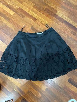 Preloved BYSI Black Lace Skirt
