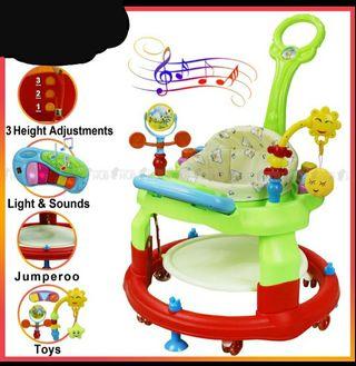 Multifunctional Baby Walker Jumperoo With Musical Lights
