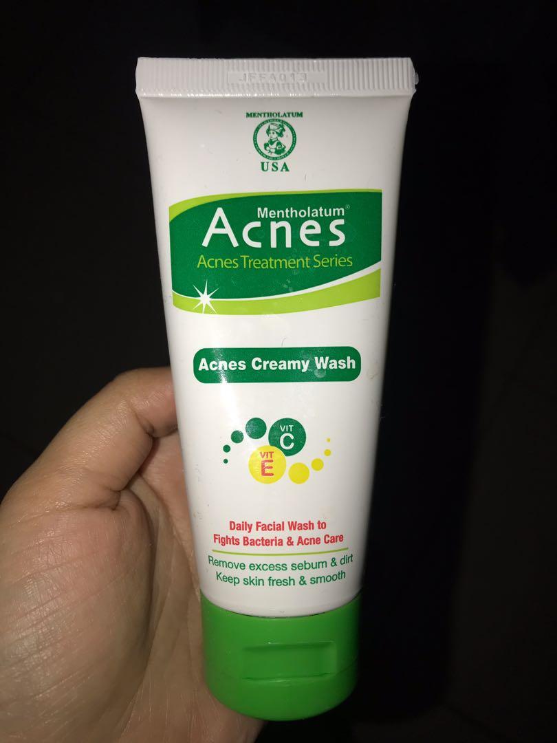 Acnes Creamy Wash Kesehatan Kecantikan Kulit Sabun Tubuh Di Carousell