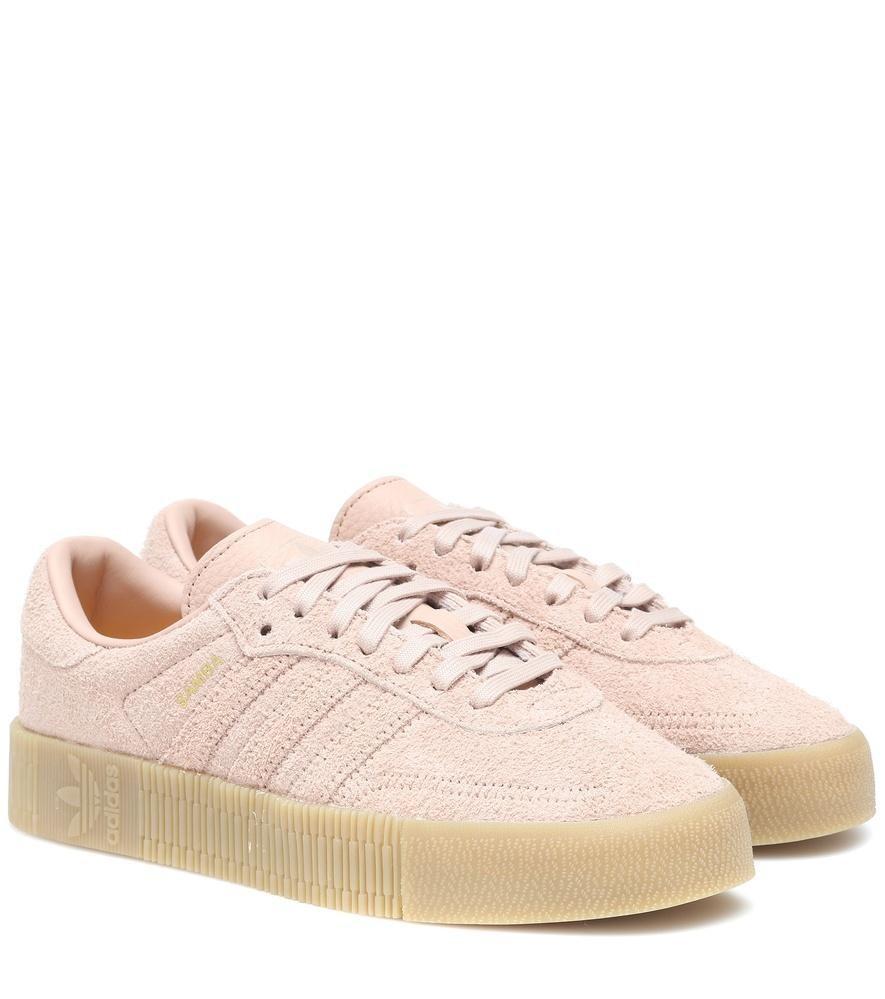 Adidas originals samba rose trainers store in pink with gum sole