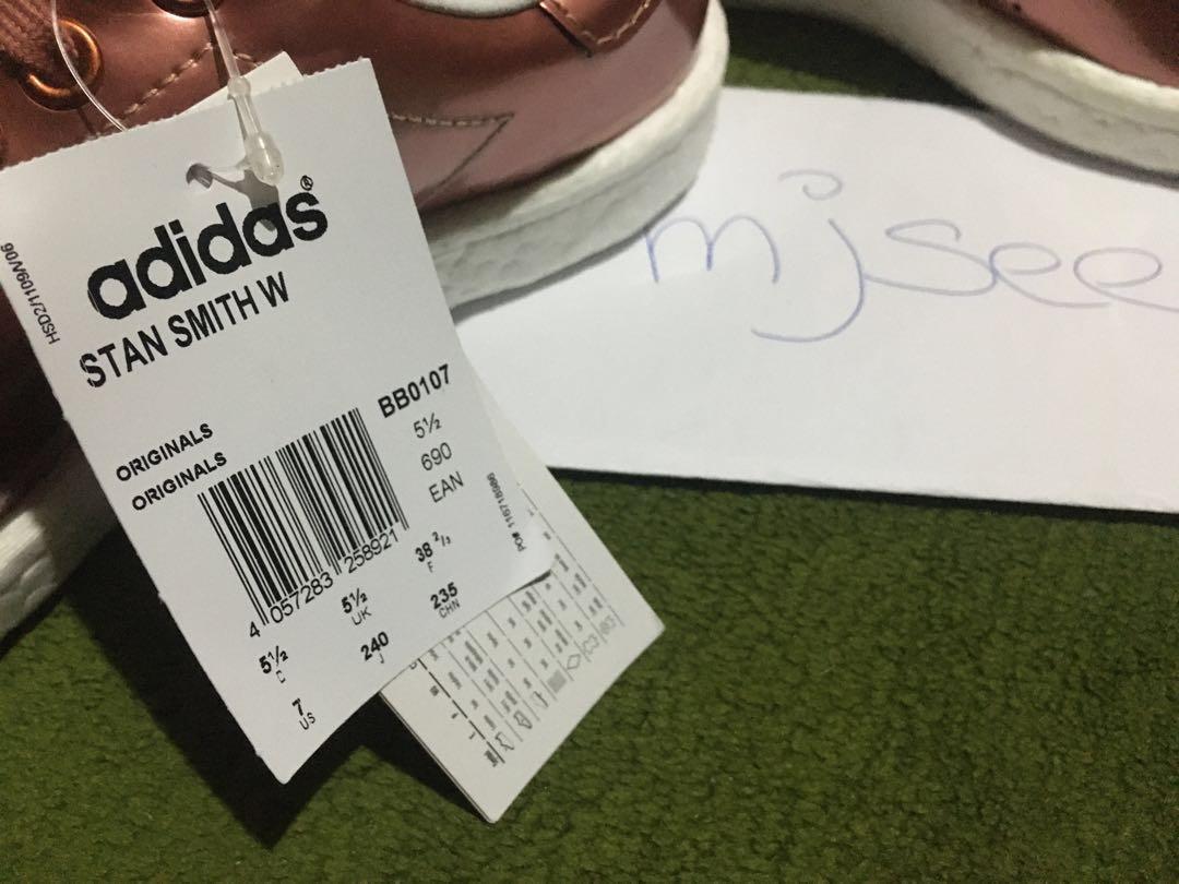 Adidas Stan Smith Boost BB0107 Copper Authentic for Women (Category: Sneakers) located in Quezon City. Submitted by mjsee21 (Listing ID 253925205, Image 2). Description: Adidas Stan Smith Boost BB0107 Copper Size 7 US Women Authentic BNIB.