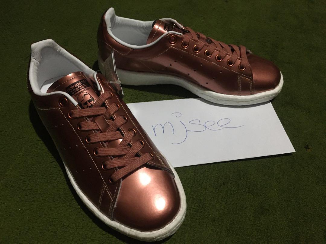 Adidas Stan Smith Boost BB0107 Copper Authentic for Women (Category: Sneakers) located in Quezon City. Submitted by mjsee21 (Listing ID 253925205, Image 1). Description: Adidas Stan Smith Boost BB0107 Copper Size 7 US Women Authentic BNIB.