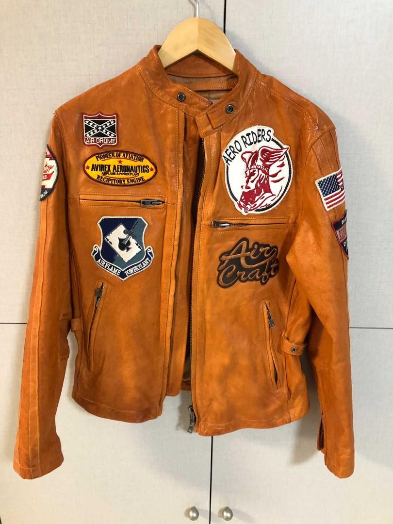Avirex Aeronautics Leather Jacket 