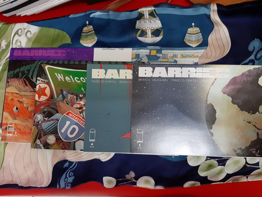BARRIER by Image Comic SET (5 PCS) (Category: Comics & Manga) located in Santa Rosa. Submitted by colde (Listing ID 253871416, Image 1). Description: BARRIER by Image Comic - 5 PART COMIC BOOK - only sold as set - price is negotiable - in very good condition. all are kept in original plastic and stored properly. with only minor dents..