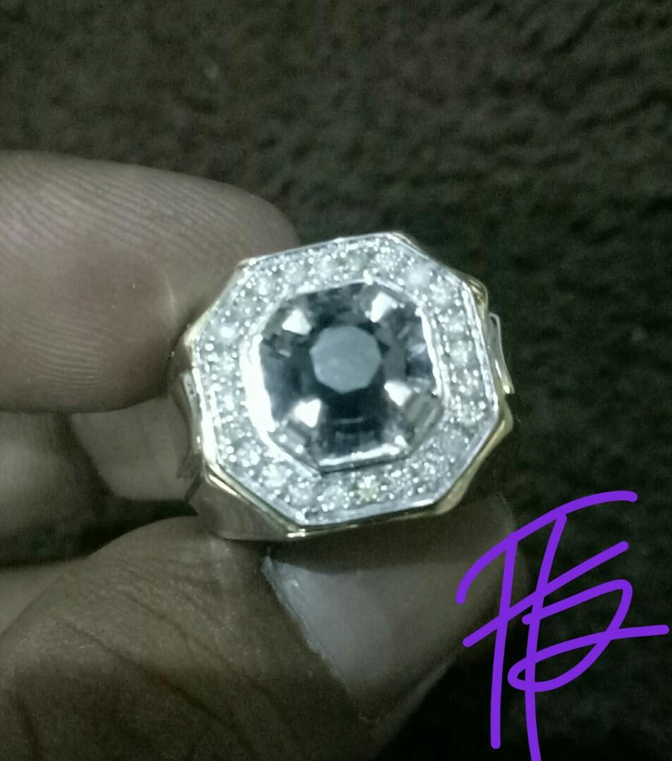 Black Diamonds Elegan Vs White Diamonds Men, Fesyen Pria, Aksesoris