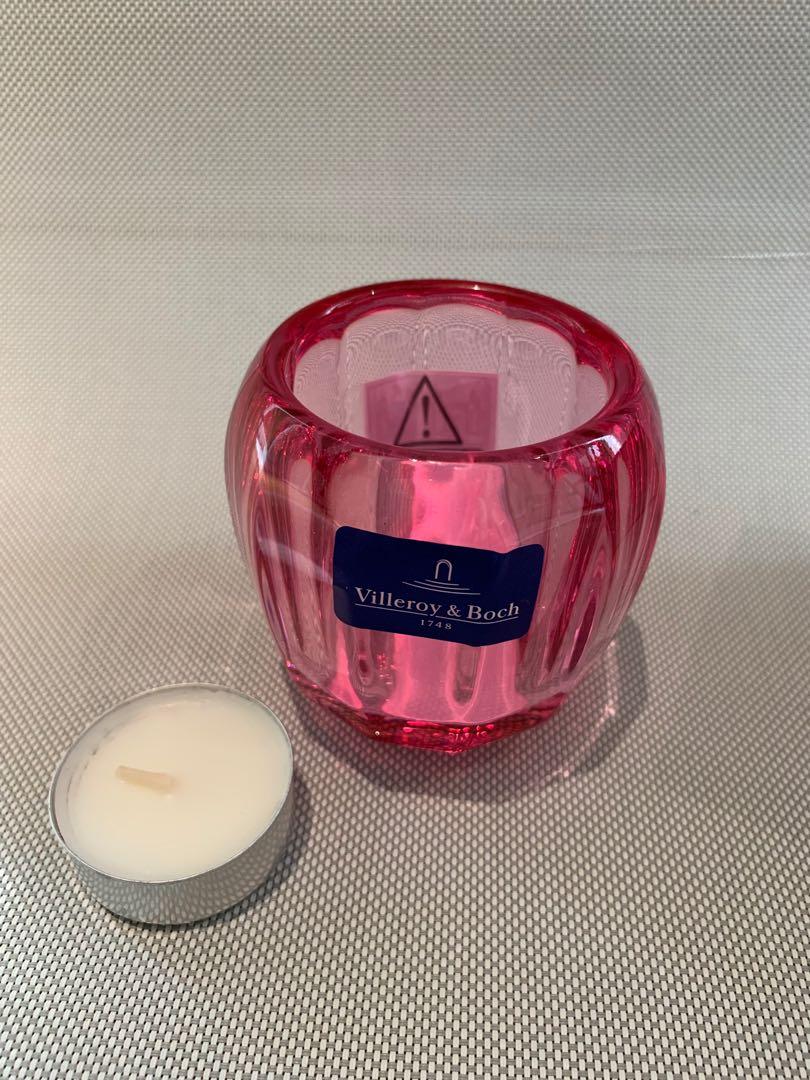 Bnib Villeroy Boch Coloured Delight Small Crystal Tea Light